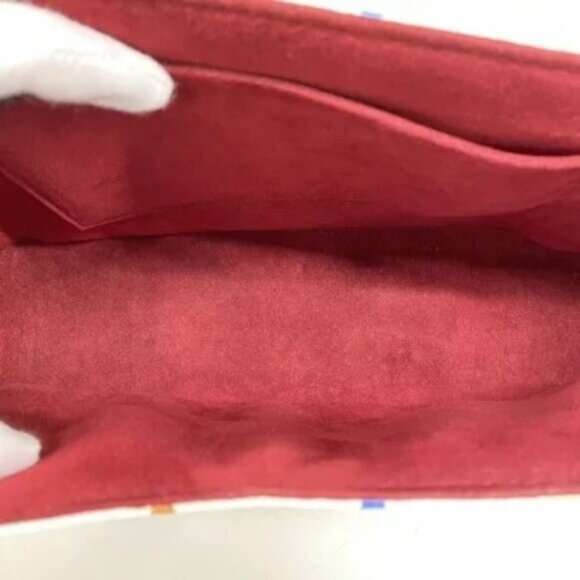 Authentic LOUIS VUITTON Sologne Multicolor Monogram Crossbody Shoulder Bag White - Picture 11 of 13